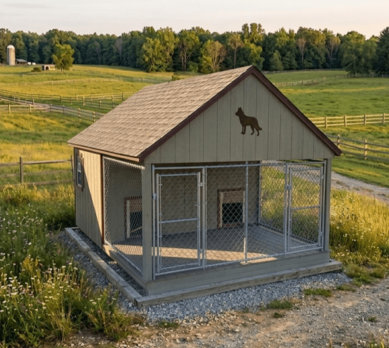 Double Pen Dog Castle