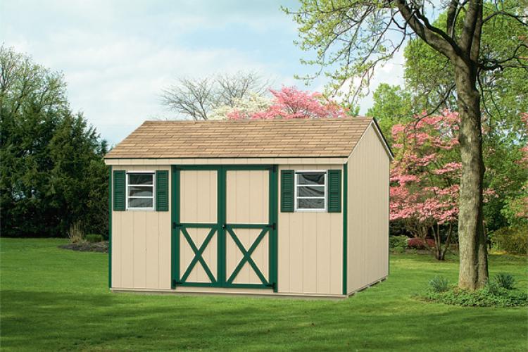 full a-frame shed