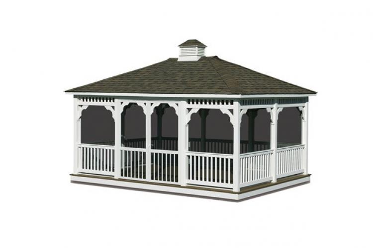 standard rectangle gazebo