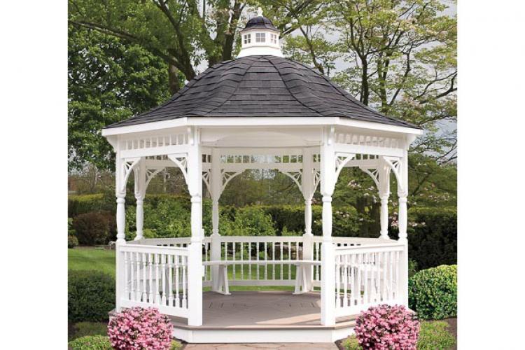 bell roof gazebo - 12ft octagon