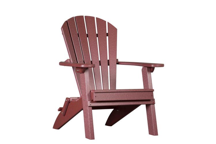 Merriweather Burgundy Folding Child's Adirondack Chair