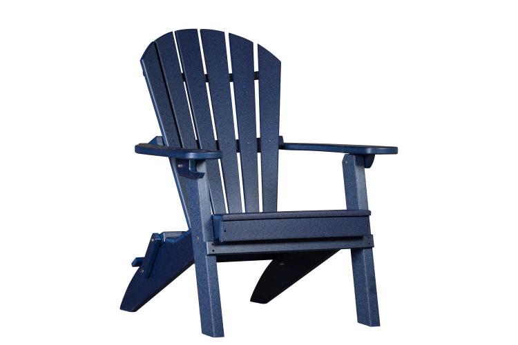 Merriweather Patriot Blue Folding Adirondack