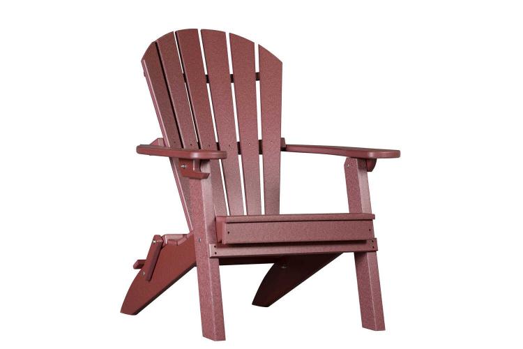 Merriweather Burgundy Folding Adirondack Chair