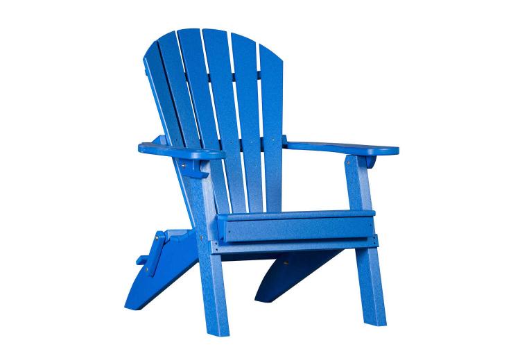 Merriweather Royal Blue Folding Adirondack Chair