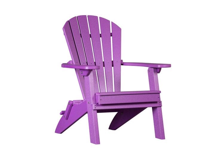 Merriweather Purple Folding Child's Adirondack Chair