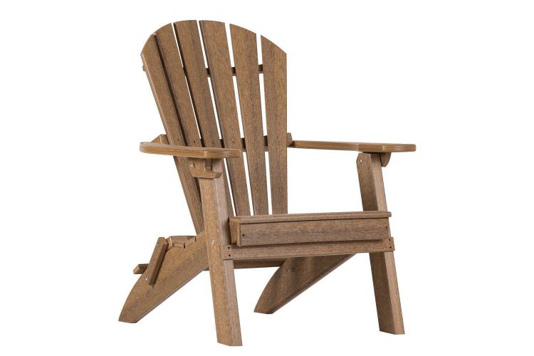 Merriweather Antique Mahogany Folding Adirondack