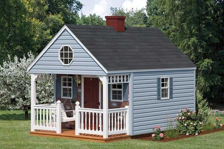 vinyl backyard cabin playhouse