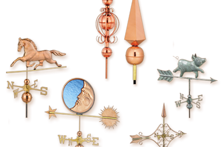 Copper Weathervanes & Finials