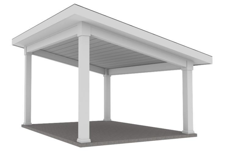 vinyl-lean-to-pavilion