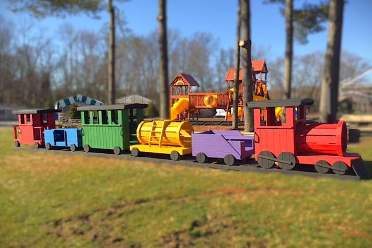 six piece poly lumber train set for sale