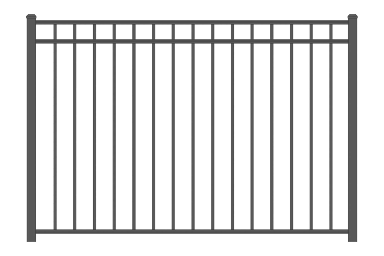 model 3230 flush bottom regis aluminum fence for sale