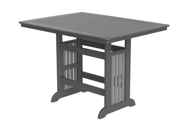 45"x60" Farmhouse Mission Bar Table