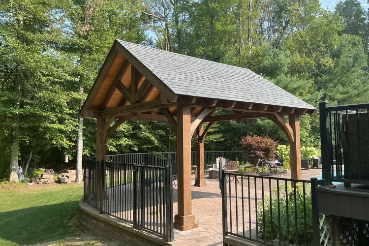 14' x 14' Timberwood Aframe Pavilion