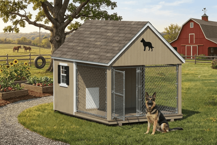 Single Pen Dog Castle