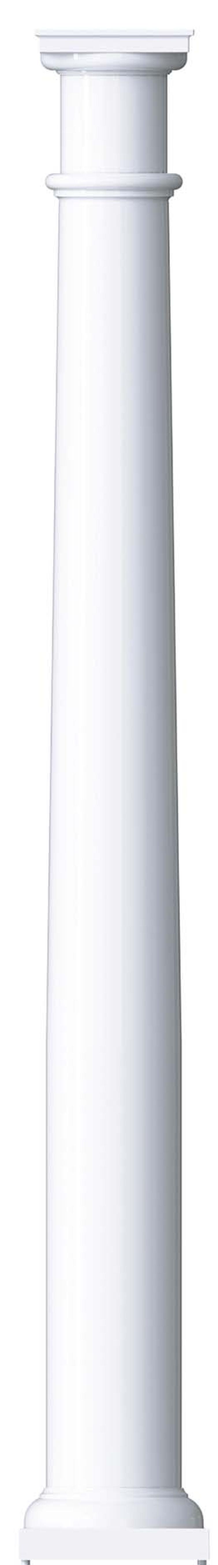 8"_round_tapered_column