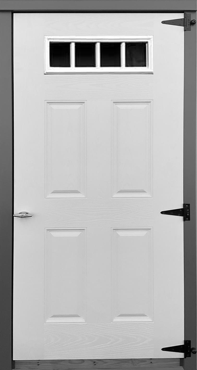 4 lite fiberglass door