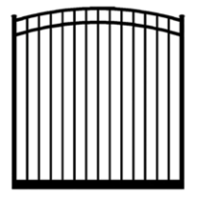 arched top gate