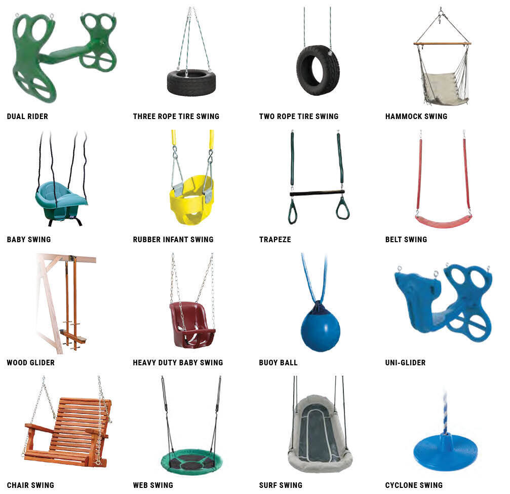 Wood Swingset options